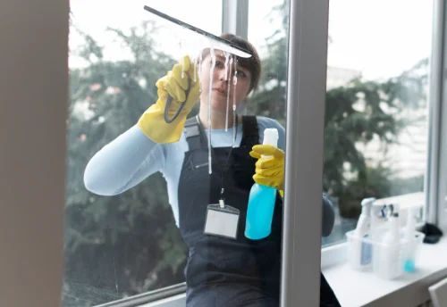 Nettoyage de vitres intérieures et extérieures aux Damps